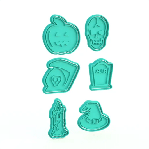 Selling3D Casa, arredamento e bricolage:Articoli per cucina e bar:Accessori per pasticceria:Formine e stampi per biscotti 1 Pezzo Formina tagliabiscottidi Halloween set di cookie cutter