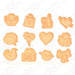 Selling3d Casa, arredamento e bricolage:Articoli per cucina e bar:Accessori per pasticceria:Formine e stampi per biscotti 1 Pezzo Matrimonio Set cookie cutter formina tagliabiscotti compleanni feste