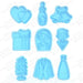 Selling3d Casa, arredamento e bricolage:Articoli per cucina e bar:Accessori per pasticceria:Formine e stampi per biscotti 1 Pezzo Matrimonio Set cookie cutter formina tagliabiscotti compleanni feste