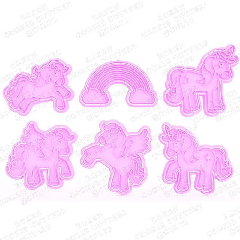Pony cavallo Set cookie cutter formina tagliabiscotti compleanni feste - 3d Selling