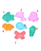 Selling3D Casa, arredamento e bricolage:Articoli per cucina e bar:Accessori per pasticceria:Formine e stampi per biscotti 1 Set Tema marino mare cookie cutter set formina tagliabiscotti