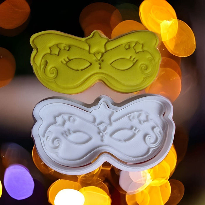 Selling3D Casa, arredamento e bricolage:Articoli per cucina e bar:Accessori per pasticceria:Formine e stampi per biscotti 7,5 cm Colombina maschera di carnevale cookie cutter formina tagliabiscotti cake design