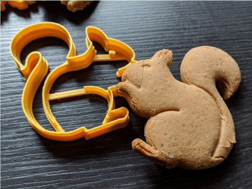 selling3d Casa, arredamento e bricolage:Articoli per cucina e bar:Accessori per pasticceria:Formine e stampi per biscotti 7 cm Formina tagliabiscotti scoiattolo cookie cutter pasta zucchero