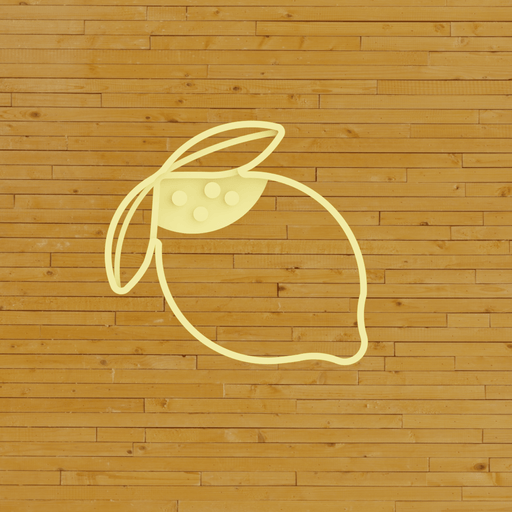 Selling3D Casa, arredamento e bricolage:Articoli per cucina e bar:Accessori per pasticceria:Formine e stampi per biscotti 8cm Limone cookie cutter formina tagliabiscotti cake design