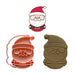 Selling3d Casa, arredamento e bricolage:Articoli per cucina e bar:Accessori per pasticceria:Formine e stampi per biscotti Babbo Natale di Natale cookie cutter formina tagliabiscotti