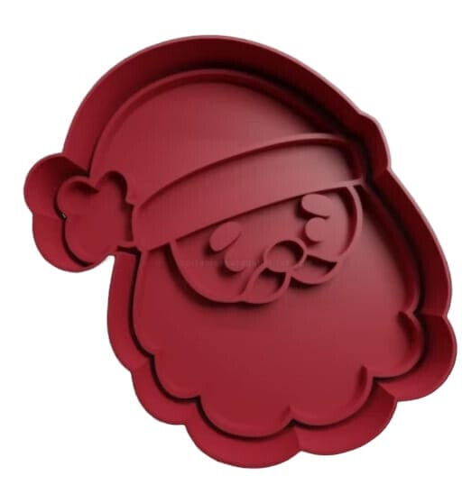 Babbo Natale di  Natale formina tagliabiscotti cookie cutter natalizi 8cm - 3d Selling