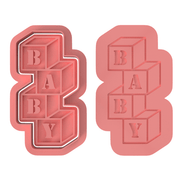 Baby timbro o embosser dadi cookie cutter formina tagliabiscotti o PDZ 9 CM - 3d Selling