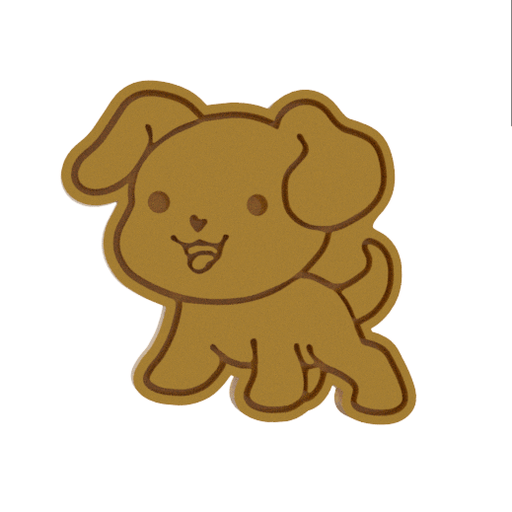 Selling3D Casa, arredamento e bricolage:Articoli per cucina e bar:Accessori per pasticceria:Formine e stampi per biscotti Cagnolino cookie cutter formina tagliabiscotti o PDZ 8cm