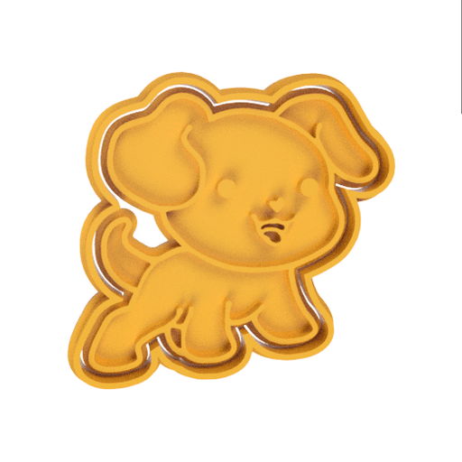 Selling3D Casa, arredamento e bricolage:Articoli per cucina e bar:Accessori per pasticceria:Formine e stampi per biscotti Cagnolino cookie cutter formina tagliabiscotti o PDZ 8cm