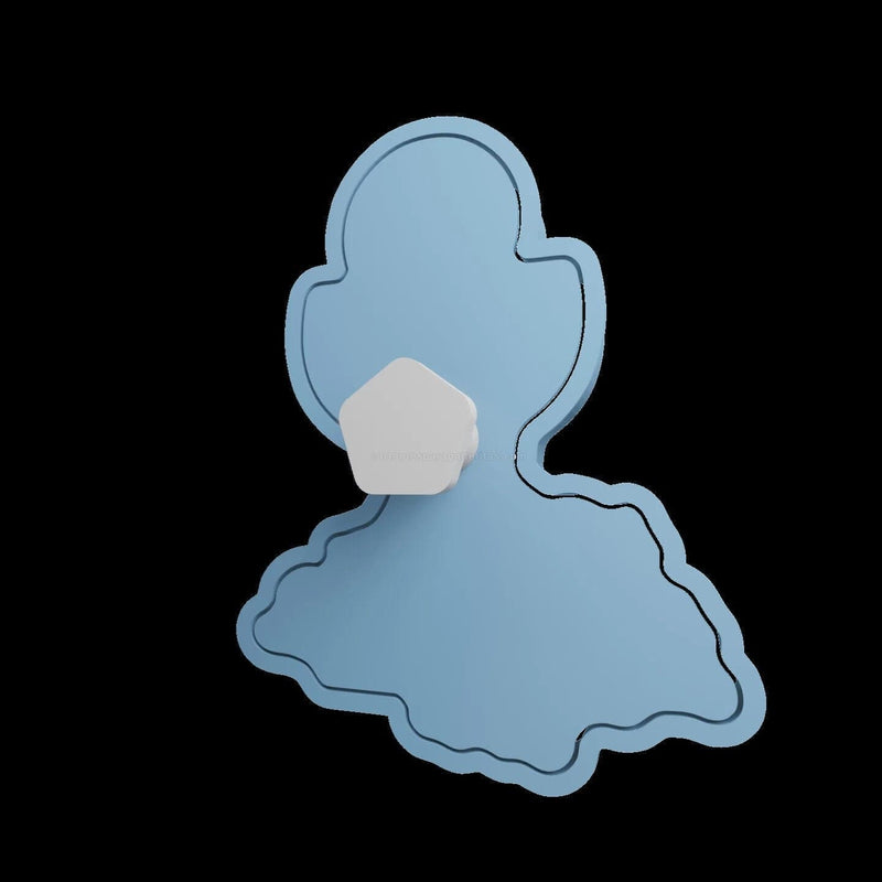 Calice idea prima comunione emboss cookie cutter con manico tagliabiscotti 8CM - 3d Selling