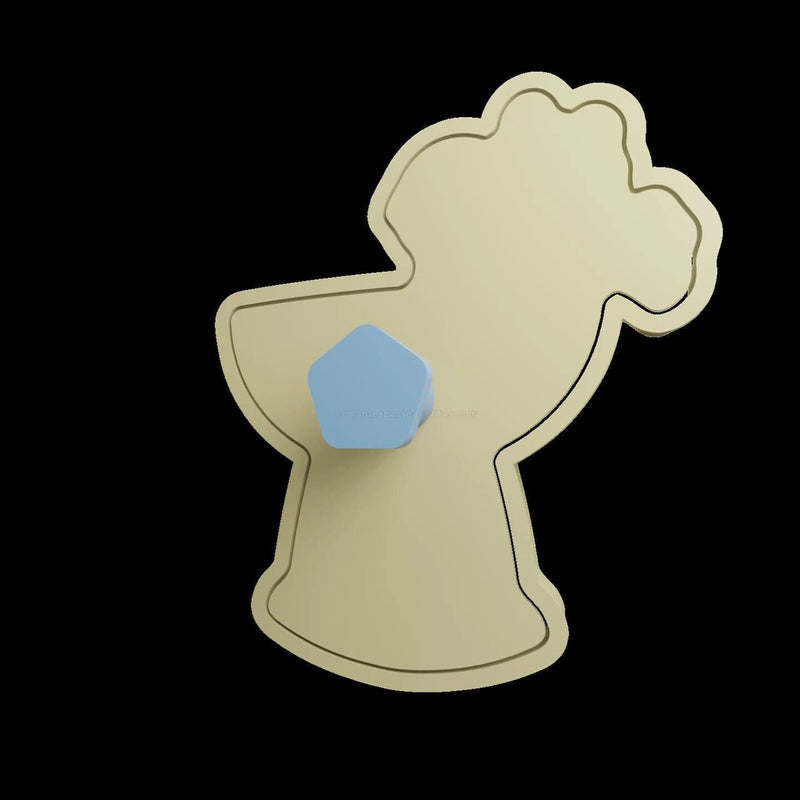 Calice idea prima comunione emboss cookie cutter con manico tagliabiscotti 8CM - 3d Selling