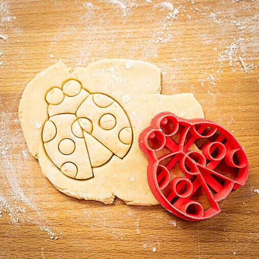 Selling3D Casa, arredamento e bricolage:Articoli per cucina e bar:Accessori per pasticceria:Formine e stampi per biscotti Coccinella cookie cutter formina tragliabiscotti