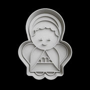 Angelo idea comunione o battesimo cookie cutter con manico tagliabiscotti 8CM - 3d Selling