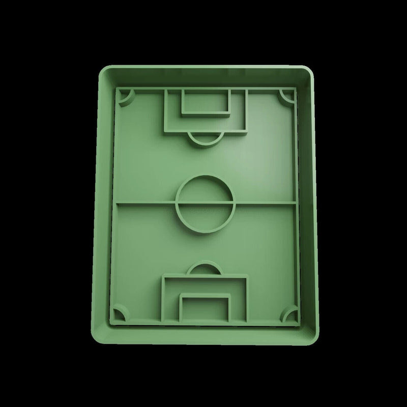 Campo di calcio formina tagliabiscotti cookie cutter con manico - 3d Selling