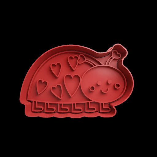 Selling3d Casa, arredamento e bricolage:Articoli per cucina e bar:Accessori per pasticceria:Formine e stampi per biscotti Con manico Coccinella san Valentino cookie cutter formina tagliabiscotti per feste