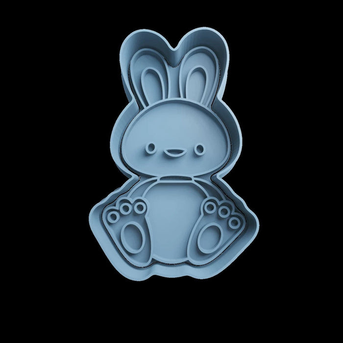 Coniglietto di Pasqua cookie cutter  formina tagliabiscotti con manico - 3d Selling
