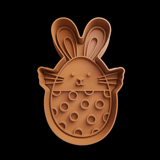Selling3d Casa, arredamento e bricolage:Articoli per cucina e bar:Accessori per pasticceria:Formine e stampi per biscotti Con manico Coniglietto di Pasqua cookie cutter  formina tagliabiscotti con manico