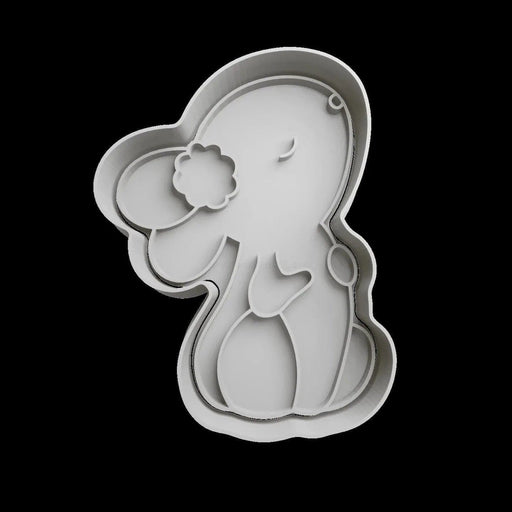 Selling3D Casa, arredamento e bricolage:Articoli per cucina e bar:Accessori per pasticceria:Formine e stampi per biscotti Con Manico Coniglio di Pasqua con manico cookie cutter formina tagliabiscotti o PDZ