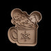 selling3d Casa, arredamento e bricolage:Articoli per cucina e bar:Accessori per pasticceria:Formine e stampi per biscotti Con Manico Gingerbread con tazza formina tagliabiscotti cookie cutter con manico