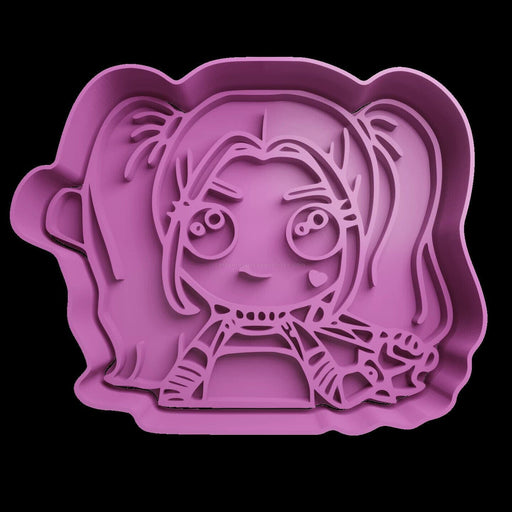 Selling3d Casa, arredamento e bricolage:Articoli per cucina e bar:Accessori per pasticceria:Formine e stampi per biscotti Con manico Harley Queen Cookie cutter formina tagliabiscotti per compleanni feste