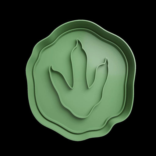 selling3d Casa, arredamento e bricolage:Articoli per cucina e bar:Accessori per pasticceria:Formine e stampi per biscotti Con Manico Orma dinosauro formina tagliabiscotti cookie cutter con manico