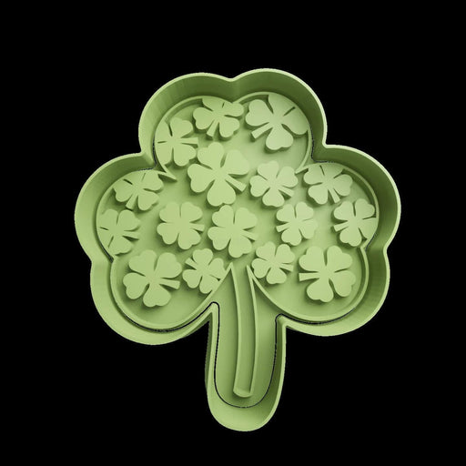 Selling3d Casa, arredamento e bricolage:Articoli per cucina e bar:Accessori per pasticceria:Formine e stampi per biscotti Con manico Quadrifoglio Cookie cutter formina tagliabiscotti