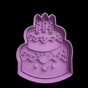 Torta di Compleanno Cookie cutter  formina tagliabiscotti per compleanni - 3d Selling