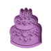 Selling3D Casa, arredamento e bricolage:Articoli per cucina e bar:Accessori per pasticceria:Formine e stampi per biscotti Con Manico Torta di compleannocookie cutter formina tagliabiscotti con manico cake design