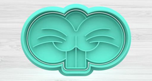 Selling3D Casa, arredamento e bricolage:Articoli per cucina e bar:Accessori per pasticceria:Formine e stampi per biscotti Coniglietto di Pasqua musino cookie cutter formina tagliabiscotti PDZ 8cm