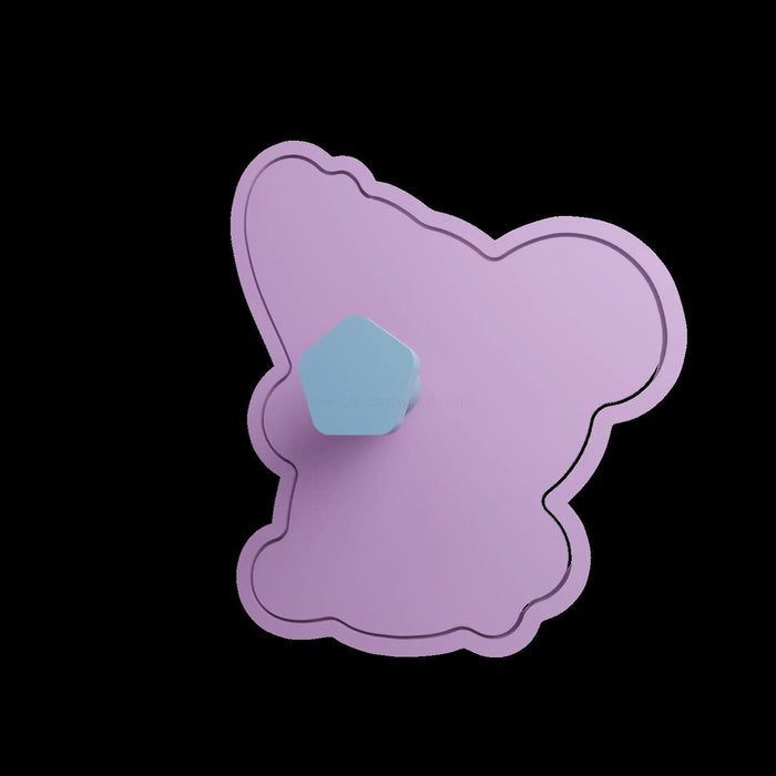 Selling3D Casa, arredamento e bricolage:Articoli per cucina e bar:Accessori per pasticceria:Formine e stampi per biscotti Coniglio di Pasqua con manico cookie cutter formina tagliabiscotti 8CM
