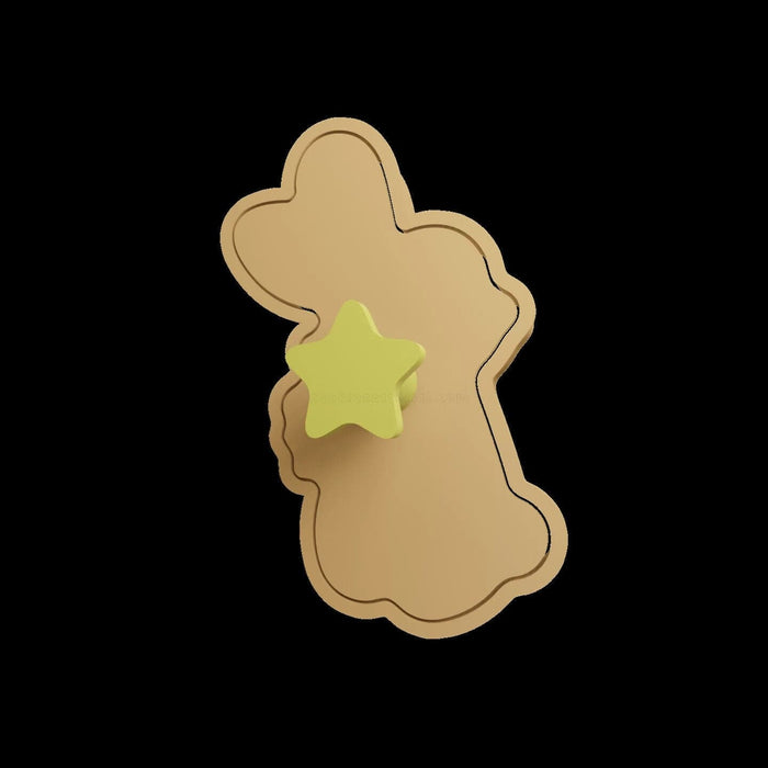 Selling3D Casa, arredamento e bricolage:Articoli per cucina e bar:Accessori per pasticceria:Formine e stampi per biscotti Coniglio di Pasqua con manico cookie cutter formina tagliabiscotti o PDZ