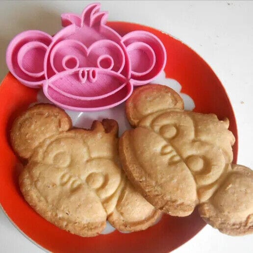 cookie cutter formina tagliabiscotti monkey scimmia comploeanno bambin — 3d  Selling