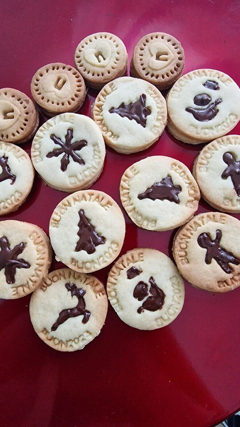 cookie cutter natale buon anno 2023 formine biscotti stampi Set 5 Pezzi + Cutter - 3d Selling