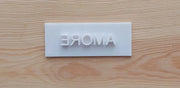 Cuore Con Testo Personalizzabile Formina Per Biscotti Cookie Cutter amore - 3d Selling