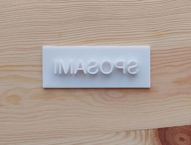 Cuore Con Testo Personalizzabile Formina Per Biscotti Cookie Cutter amore - 3d Selling