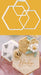 Selling3D Casa, arredamento e bricolage:Articoli per cucina e bar:Accessori per pasticceria:Formine e stampi per biscotti Esagoni nido d'ape cookie cutter formina tagliabiscotti o PDZ cake design