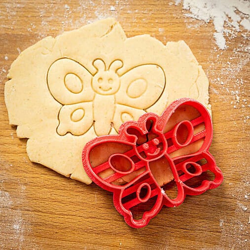 Selling3D Casa, arredamento e bricolage:Articoli per cucina e bar:Accessori per pasticceria:Formine e stampi per biscotti Farlfalla cookie cutter formina tragliabiscotti