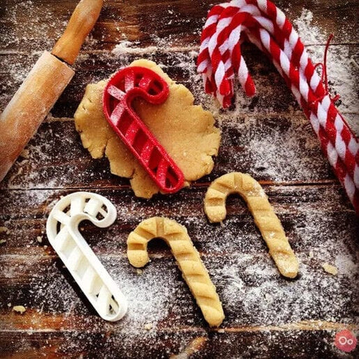 selling3d Casa, arredamento e bricolage:Articoli per cucina e bar:Accessori per pasticceria:Formine e stampi per biscotti Formina tagliabiscotti candy cane sugar cookie cutter compleanno