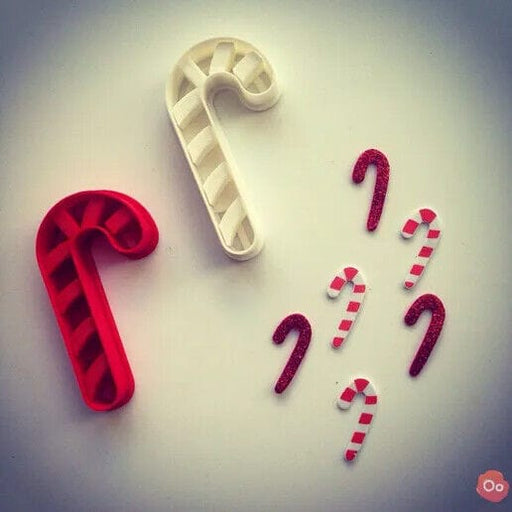 selling3d Casa, arredamento e bricolage:Articoli per cucina e bar:Accessori per pasticceria:Formine e stampi per biscotti Formina tagliabiscotti candy cane sugar cookie cutter compleanno