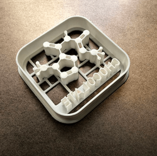 selling3d Casa, arredamento e bricolage:Articoli per cucina e bar:Accessori per pasticceria:Formine e stampi per biscotti Formina tagliabiscotti Cioccolato alchimia cookie cutter pasta zucchero