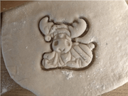 Formina tagliabiscotti Natale Rudolf la renna cookie cutter pasta di zucchero - 3d Selling