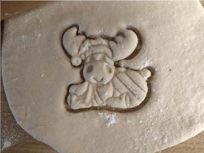 Formina tagliabiscotti Natale Rudolf la renna cookie cutter pasta di zucchero - 3d Selling