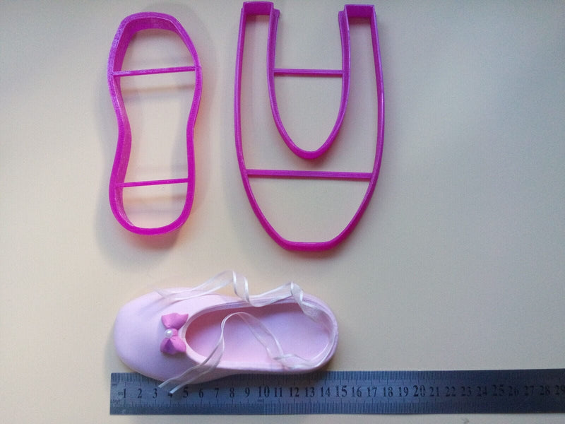 Formine Scarpetta ballerina 15cm  per Pasta Di Zucchero cookie cutter formina - 3d Selling