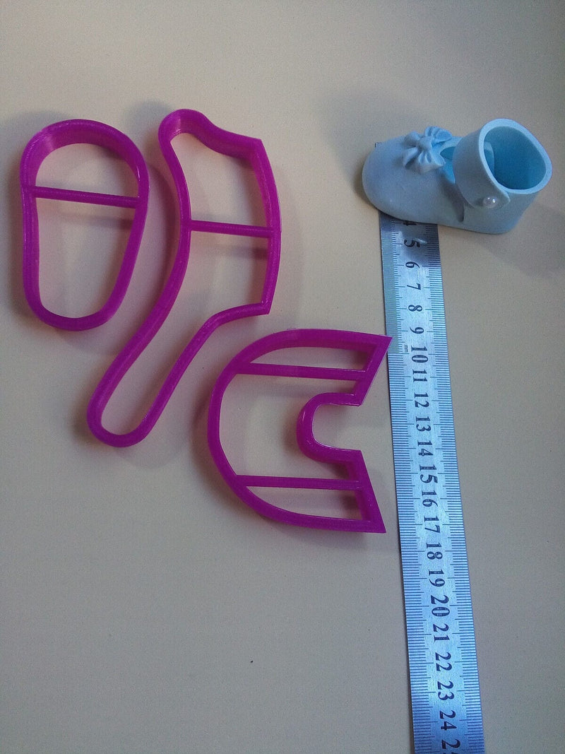 Formine Scarpetta Scarpa per Pasta Di Zucchero cookie cutter formina cake design - 3d Selling