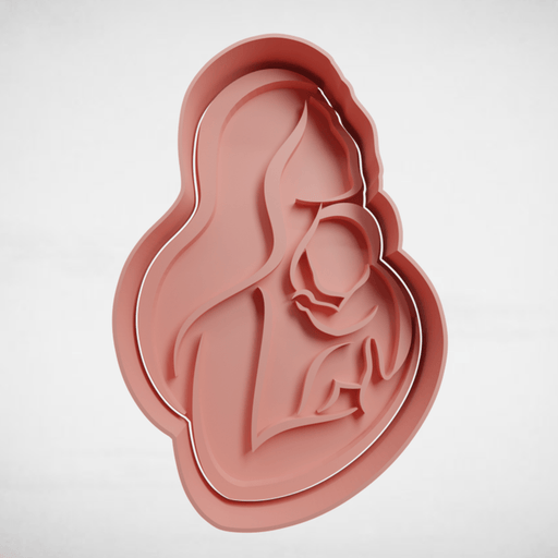 Selling3D Casa, arredamento e bricolage:Articoli per cucina e bar:Accessori per pasticceria:Formine e stampi per biscotti Futura mamma baby shower cookie cutter formina tagliabiscotti cake design