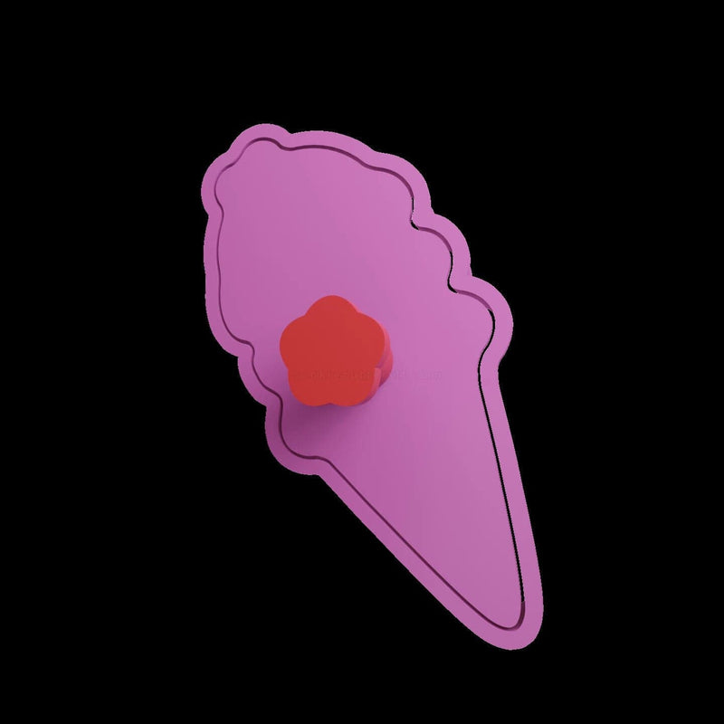 Gelato cuore love San Valentino cookie cutter formina tagliabiscotti con manico - 3d Selling