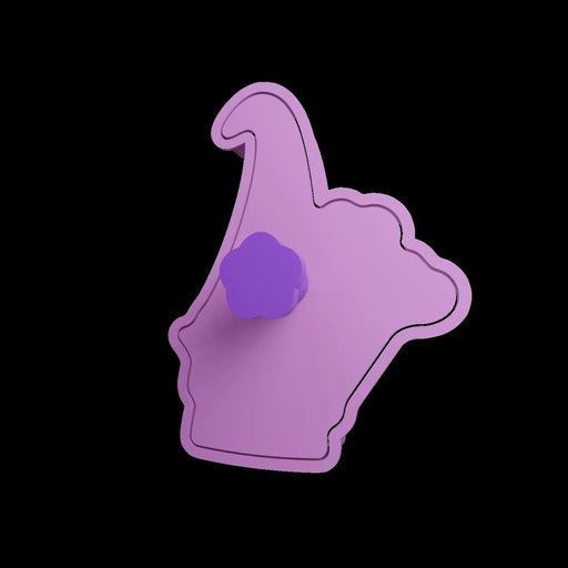 Selling3D Casa, arredamento e bricolage:Articoli per cucina e bar:Accessori per pasticceria:Formine e stampi per biscotti Gnomo cuore idea san valentino cookie cutter formina tagliabiscotti con manico