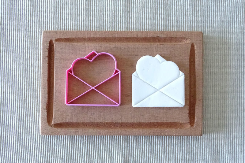 Lettera con cuore idea san valentino cookie cutter formina tagliabiscotti - 3d Selling