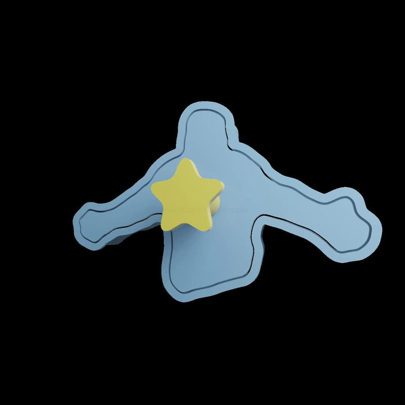 Lionel Messi cookie cutter calcio con manico tagliabiscotti cake design PDZ 8CM - 3d Selling