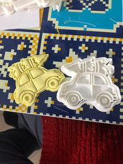 Macchina con albero di Natale Formine Biscotti Cookie Cutter Natalizi - 3d Selling